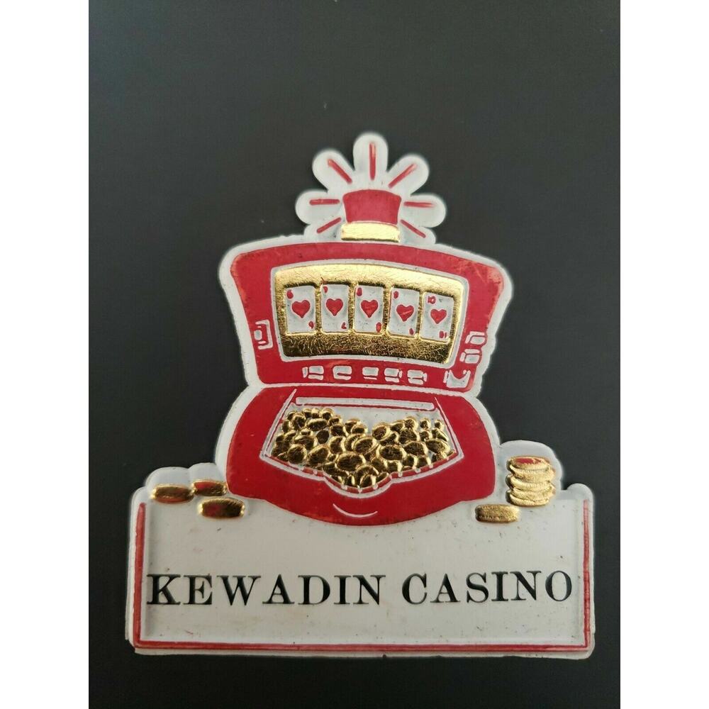 Vintage Kewadin Casino‎ Sault Ste. Marie, MI Souvenir Magnet Rare New Collector
